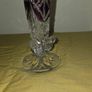 Vintage Hofbauer Red Bird Crystal Vase Image 5