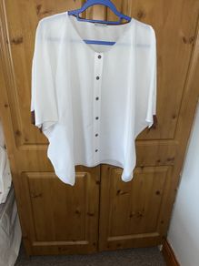 Naya linen mix batwing blouse