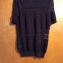 Gallery  Navy Pointelle Short Sleeved  jumper. S M-12/14.   B.N.W.T. Image 3