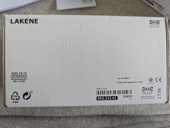 Genuine IKEA LAKENE LED Recessed Spotlights - 4 New & Unused Lights - Discontinued Model