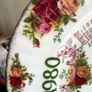 Royal Albert Old Country Roses 1980 Calendar Plate Image 3