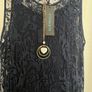 Navy Lace Tunic dress with pendant Image 3