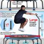 50" Fitness Trampoline Max. Load 250lbs Silent Easy Installation Indoor Exercise Foldable Trampoline for Adults (FREE POSTAGE) Image 3