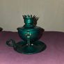 Vintage Oil Lamp Base Image 3