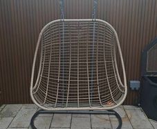 double egg chair