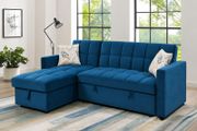 Kris Black Sofa Bed, Reversible Chaise &amp; Storage