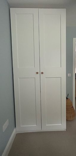 Ikea Pax double wardrobe 100cm - barely used