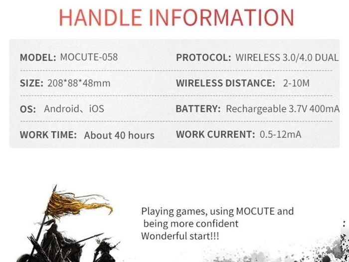 Brand New Wireless Bluetooth Remote Controller.