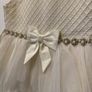 Cream occasion baby dress size 2 years Image 2