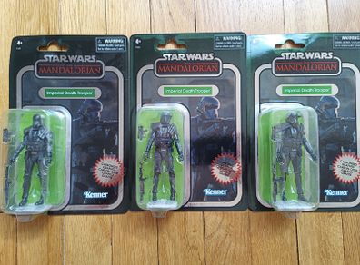 Star Wars The Vintage Collection The Mandalorian Imperial Death Trooper Carbonized Action figure lot