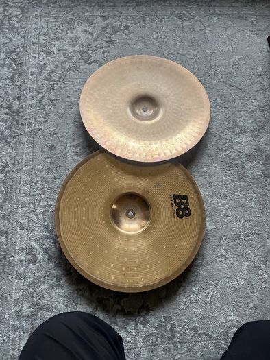 Sabian b8 14 inch hi hat set