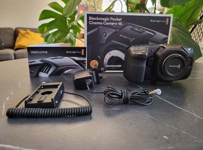 Black Magic Pocket 4k BMPCC 4k Cinema Camera + Accessories