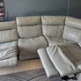 L shaped leather couch for sale Image 2