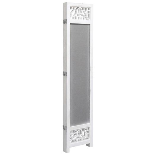 4-Panel Room Divider Grey 140x165 cm Fabric
