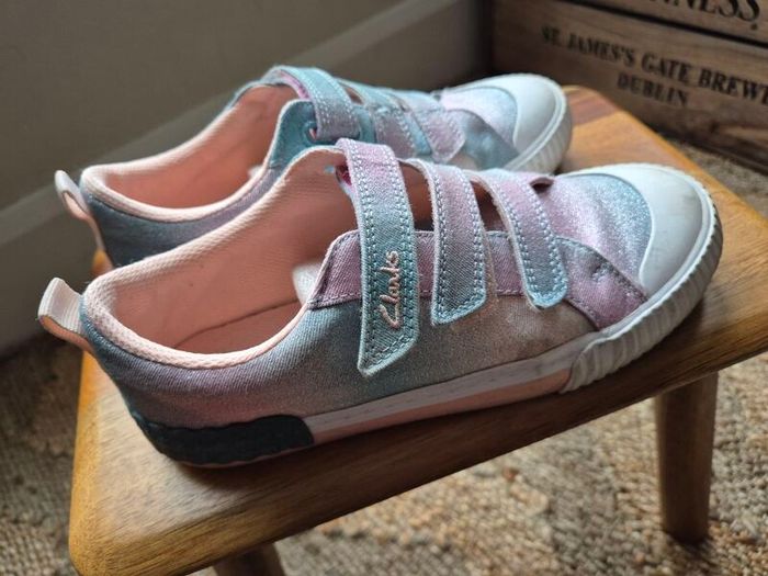 girls shoes Clarks size UK 1