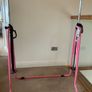 Gymnastics bar adjustable height foldable pink Image 4