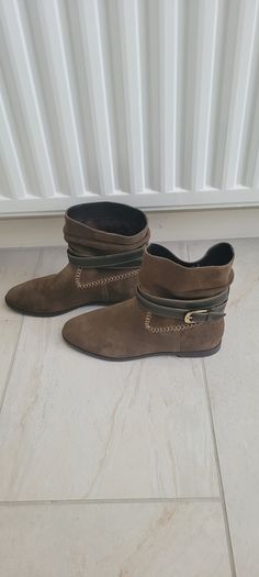 Suede ankle boots