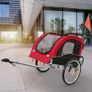 BRAND NEW Mobile Tool Cart Collapsible Dog Trailer Pet Trailer Dog Outdoor Travel Foldable Three-wheeled Bicycle Rear-mounted Pet Image 3