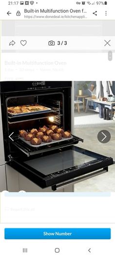 Beko built in multifunction oven