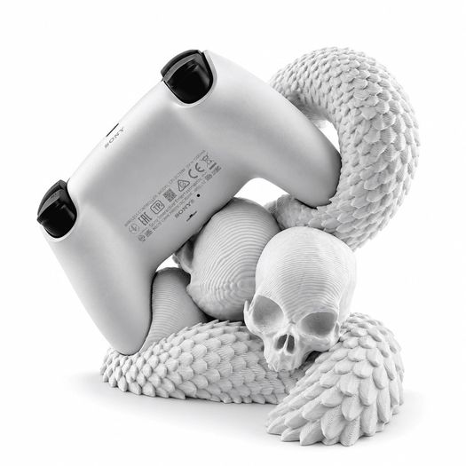 Snake and Skull PS5 Controller Stand - 3D
