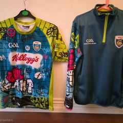 Official Kelloggs GAA Cul Camps Bundle Half Zip Top and Jersey Size 4A - Type B