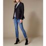 Karen Millen - WOOL Aviator Jacket - Navy - True UK 8 - BNWT RRP 260 Image 3