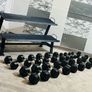 Hex Dumbbells With 2 Tier Rack Image 10