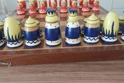 Russian Wooden Chess Set