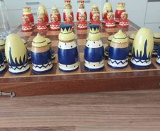 Russian Wooden Chess Set