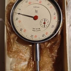 Vintage Soviet ChIZ ICH-10 Dial Indicator Gauge 0-10mm  industrialtoolstor