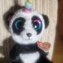 Rare Retired Ty Beanie Boos Paris the Panda 18cms 6" Plush Soft Toy and Gift Bag Image 4