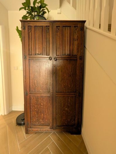 Antique Wardrobes + Vanity Dresser