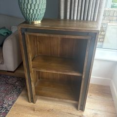 Lex low brown bookcase