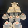 Bodum Tea & Coffee Set With Storage stacking stand & extras.  White.  Danish Brand In Excellent Condition. Image 10