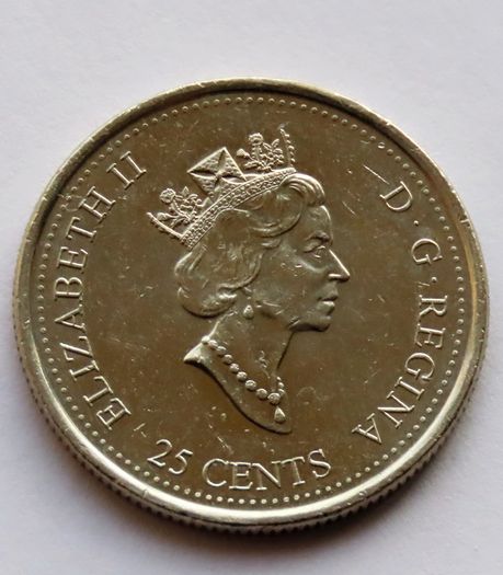 February 1999 Canada Quarter Dollar UNC collector commemorative