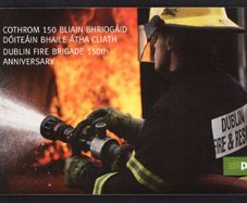 2012 Ireland 150th Anniversary of the Dublin Fire Brigade (DFB) Commemorative Stamp Booklet Mint Never Hinged (MNH)