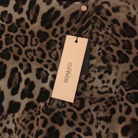 Leopard print dress size L
