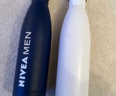 Two new metal water bottles