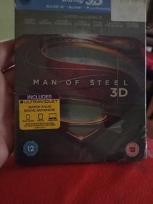 superman 3D steel book Blu-ray rare
