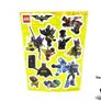 LEGO Batman movie minifigure series exclusive promotional sticker sheet stickers 29cm x 21cm Image 2