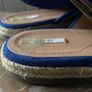 Espadrille sandals Geox blue suede sequin boho style new size 6 Image 5
