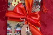 Beautifully Wrapped Christmas Book Gift