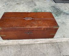 Antique Mahogany Sloped Writing Desk