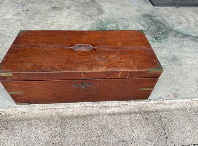 Antique Mahogany Sloped Writing Desk