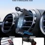 Brand New Car Phone Holder Round Ventilation  2.0 Design Upgrade Car Phone Holder Image 2