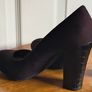 Suede black shoes Image 3