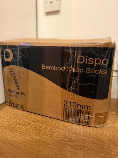 9" Bamboo Chopsticks (Wrapped)