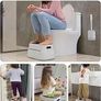 Toilet Stool Squat Adult, Bathroom Stool Heavy Duty, Anti Slip Toilet Step for Bathroom, Toddler Step for Kids Image 3