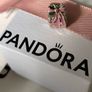 Pandora charm Present gift box with heart and pink ribbon Charm New Image 4