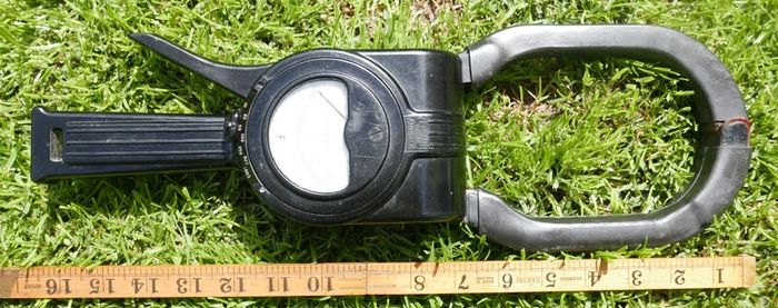 Vintage Ferranti Clip on Ammeter Clamp, in the original leather case